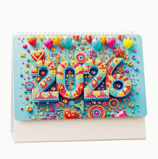 Diamond Painting Kalender 2026 13 teilig